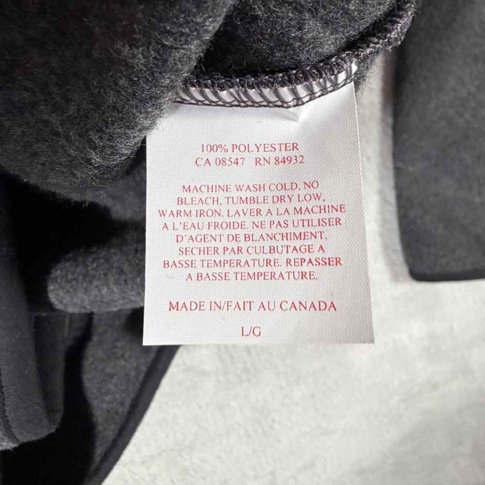 CCM Bud Light NHL Varsity Crew Fleece Sweatshirt Gray Mens Large Made In Canada - Picture 6 of 6